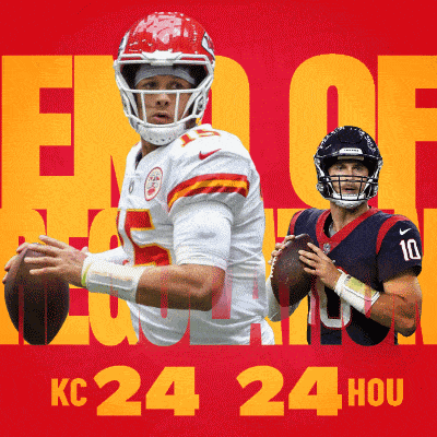 Houston Texans (24) Vs. Kansas City Chiefs (24) Fourth-quarter-overtime Break GIF