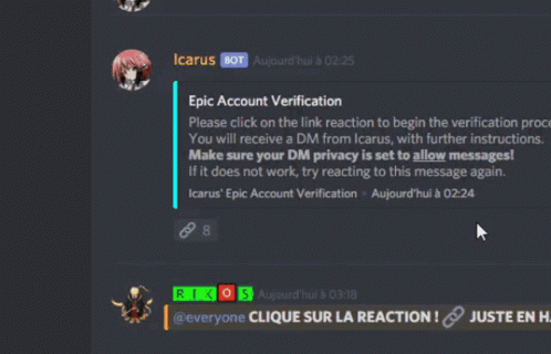 Hover Pointer Account Verification GIF
