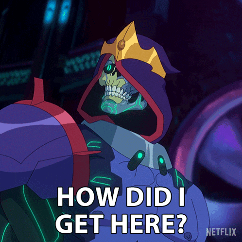 How Did I Get Here Skeletor GIF