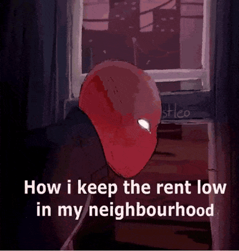 How I Keep The Rent Low In The Neighborhood Red Hood Meme Red Hood Dc Comics Meme GIF