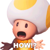 How Yellow Toad Sticker