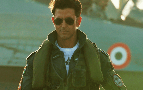 Hrithik Roshan Fighter Teaser GIF. This 498 x 312 animated GIF is part of our tiranga logo collection. Related themes include walking. Created by…