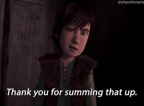 Httyd Thank You For Summing That Up GIF