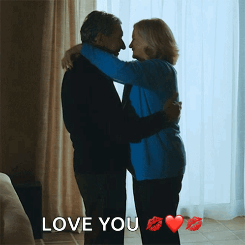 Hug Over Christmas GIF