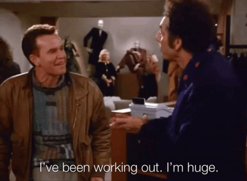 Huge Seinfeld GIF. This 498 x 365 animated GIF is part of our kramer im out collection. Related themes include seinfeld. Created by mkstiv. View the…