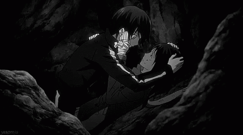 Hugging Anime GIF