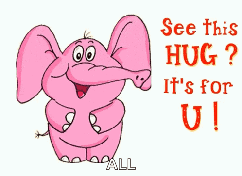 Hugs Hugs For You GIF. This 498 x 363 animated GIF is part of our hug meme collection. Related themes include elephant, love. Created by Christmas1956. View…