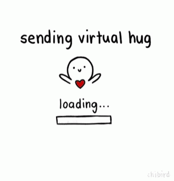 Hugs Sending Virtual Hugs GIF