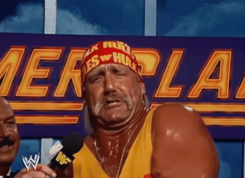 Hulk Hogan GIF. This 498 x 362 animated GIF is part of our hulk trump collection. Related themes include hulk. Created by misterjohnd. View the original…