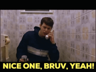 Human Traffic Danny Dyer GIF. This 320 x 240 animated GIF is part of our nice one bruva collection. Created by rabbieburns. View the original animation…