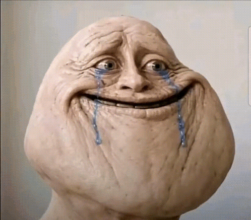 Human Troll Face Meme GIF