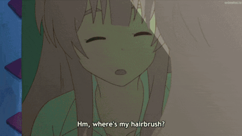 Humanity Has Declined Hair Brush GIF