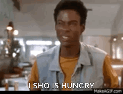 Hungry Chris GIF