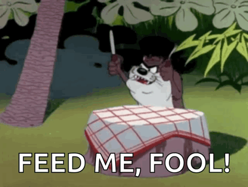 Hungry Tasmanian Devil GIF