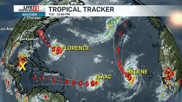 Hurricane Florence Isaac GIF