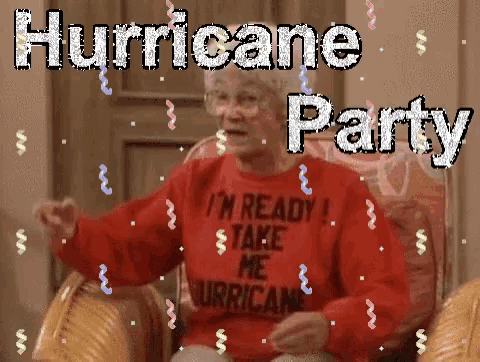 Hurricane Party Golden Girls GIF