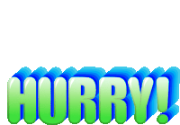 Hurry Move It Sticker