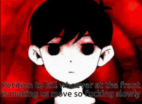 Hurry The Fuck Up Not All Of Us Have The Time To Take A Leisurely Stroll Like You GIF