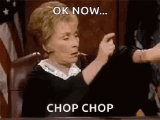 Hurry Up Judge Judy GIF. This 234 x 176 animated GIF is part of our looking at watch collection. Created by Twiggylaine. View the original animation, share…