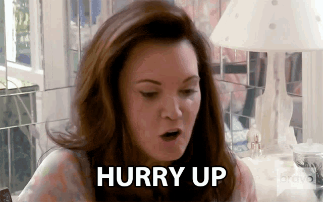 Hurry Up Run GIF