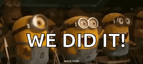 Hype Happy GIF. This 498 x 226 animated GIF is part of our minions cheering collection. Related themes include happy, hype. Created by robleyanne. View the…