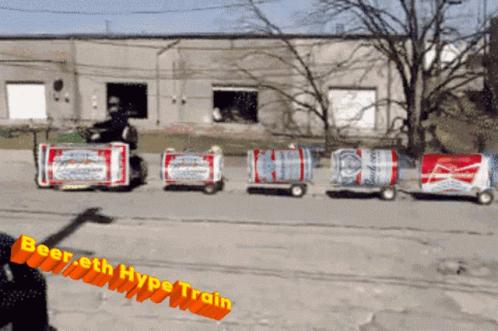 Hype Train Beer GIF