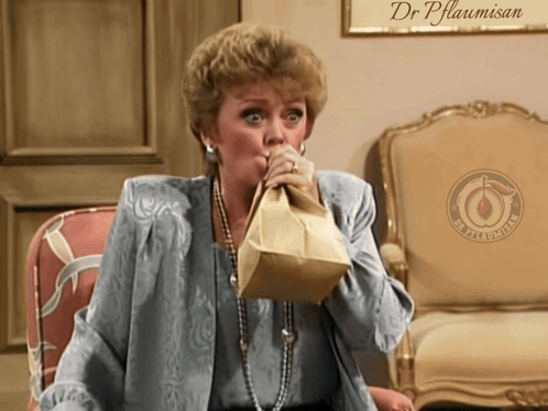 Hyperventilate Golden Girls GIF