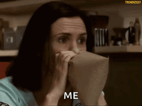 Hyperventilate Paper Bag GIF