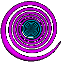 Hypnose Blue And Pirple Sticker