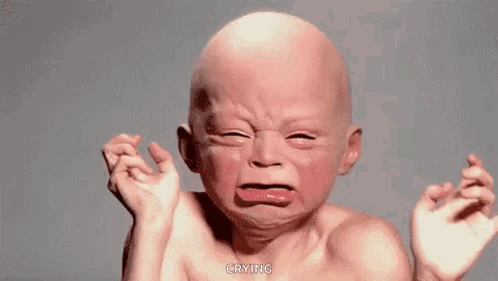 Hysterical Crying Crying Baby GIF