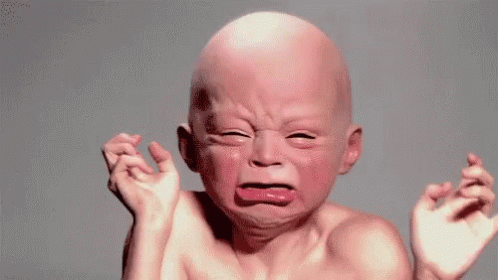 Hysterical Crying Crying Baby GIF