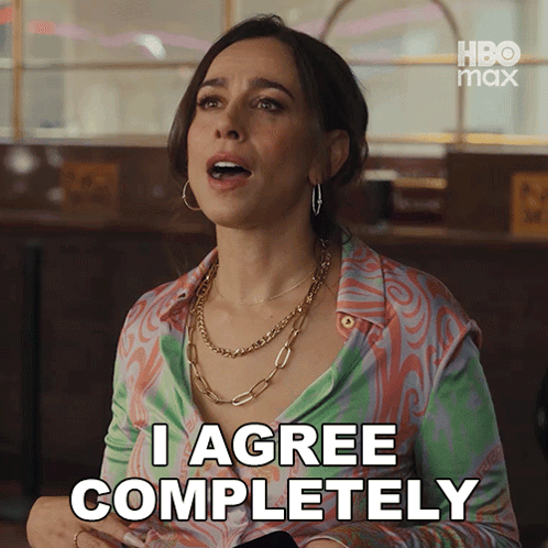 I Agree Completely Lucia Aniello GIF
