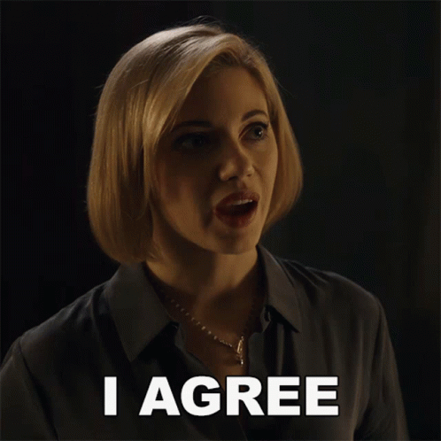 I Agree Kate Reece GIF