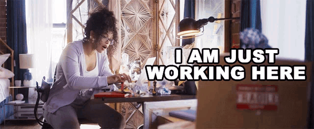 I Am Just Working Here Sara GIF
