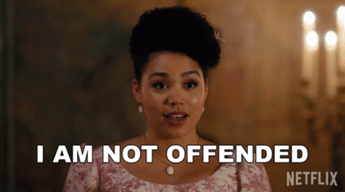 I Am Not Offended Lady Marina Crane GIF