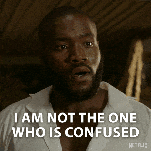 I Am Not The One Who Is Confused Will Mondrich GIF