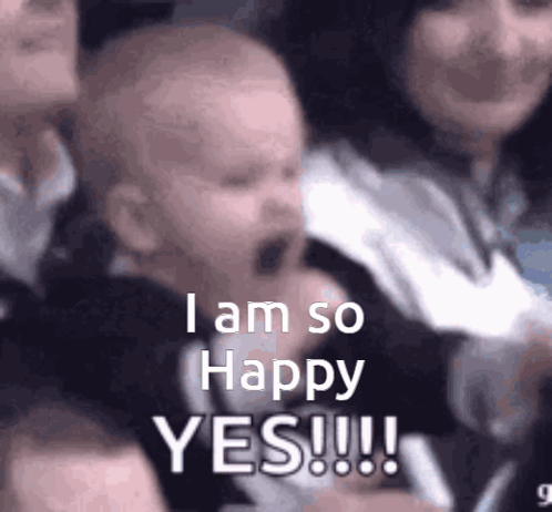 I Am So Happy Yes GIF