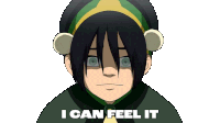 I Can Feel It Toph Sticker
