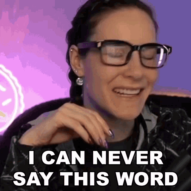I Can Never Say This Word Cristine Raquel Rotenberg GIF