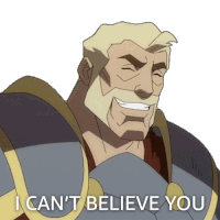 I Cant Believe You General Krieg Sticker