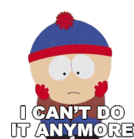 I Cant Do It Anymore Stan Sticker