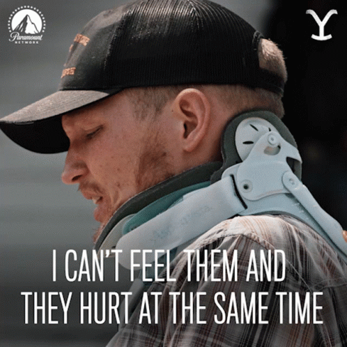 I Cant Feel Them And They Hurt At The Same Time Jimmy Hurdstrom GIF. This 498 x 498 animated GIF is part of our pain everywhere collection. Created by…