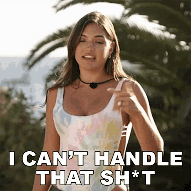 I Cant Handle That Sht Giannina Gibelli GIF