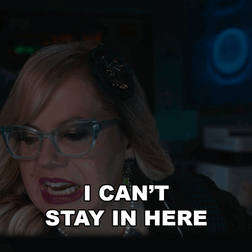 I Can'T Stay In Here Penelope Garcia GIF
