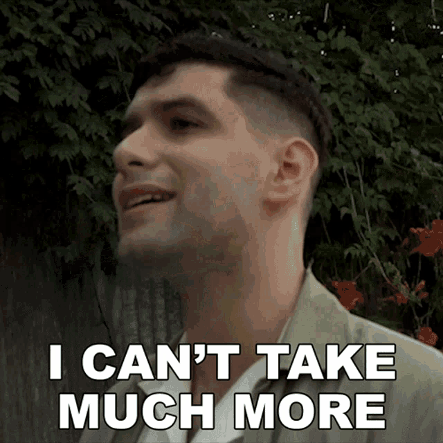 I Cant Take Much More Aaron Frazer GIF
