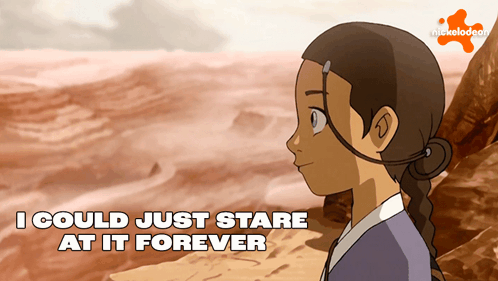 I Could Just Stare At It Forever Katara GIF. This 498 x 281 animated GIF is part of our my cabbages collection. Related themes include avatar the last…