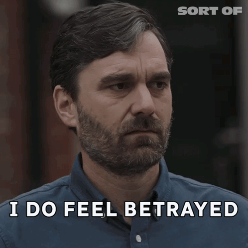 I Do Feel Betrayed Paul GIF