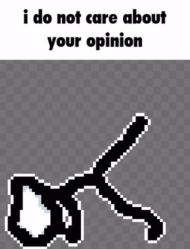 I Do Not Care About Your Opinion I Don'T Care About Your Opinion GIF