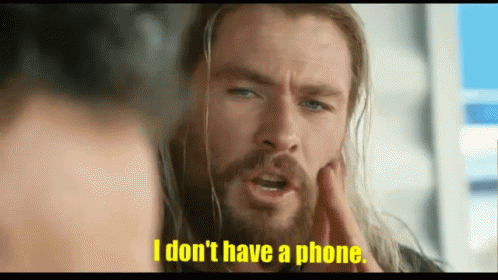 I Dont Have A Phone Send A Raven Thor GIF