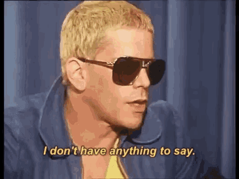 I Dont Have Anything To Say Lou Reed GIF